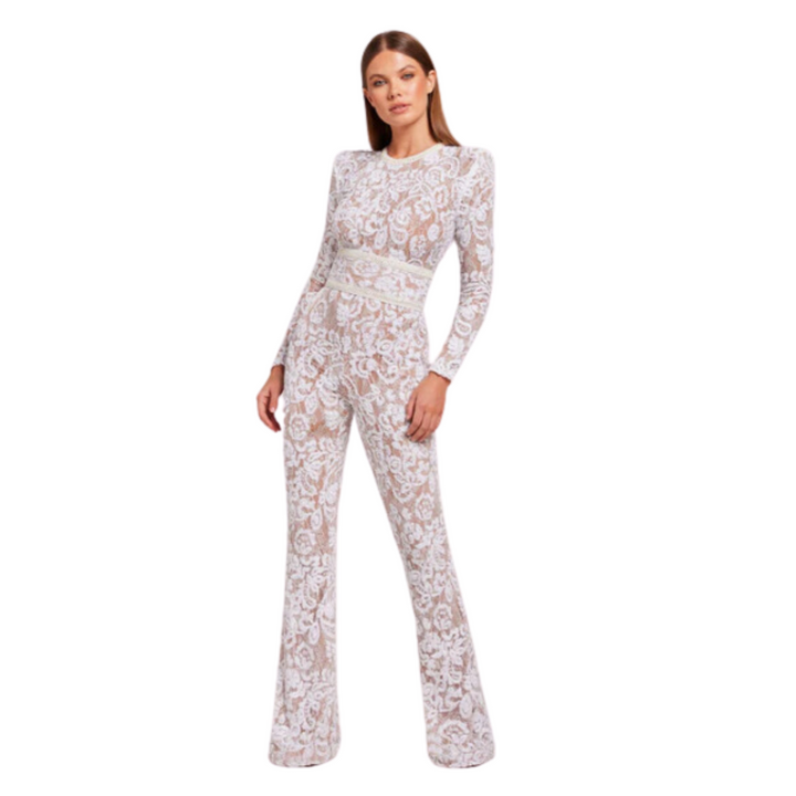 Isabella™ | Eleganter Spitzen-Jumpsuit, der Ihre Schönheit unterstreicht