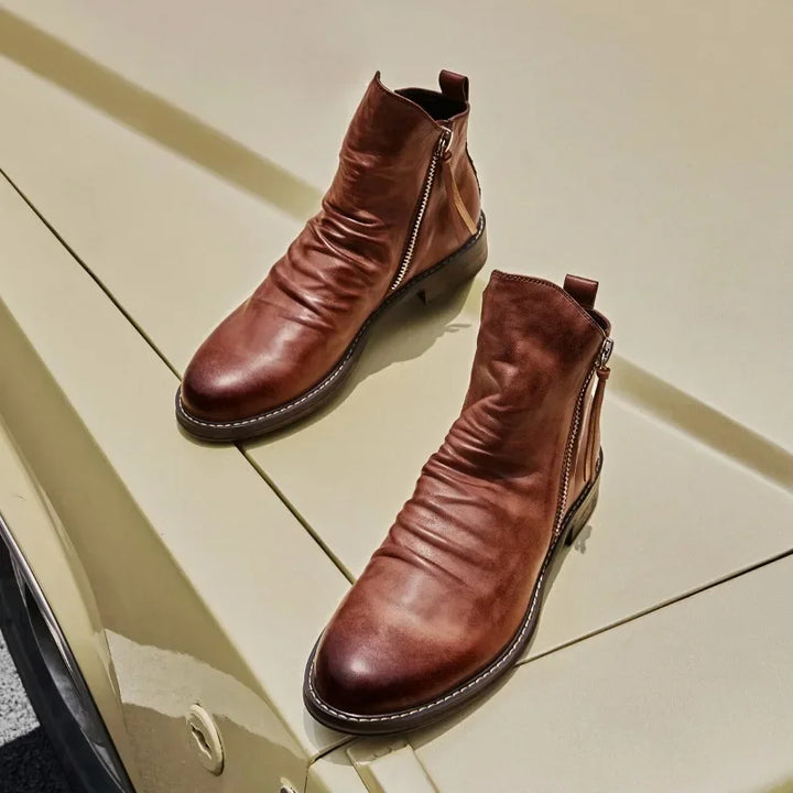 Dionizos™ – Elegante Lederstiefeletten für Männer mit Stil