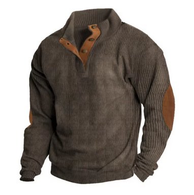 ALEX™ | Viertel Knopfleiste Pullover - Noble Zurich